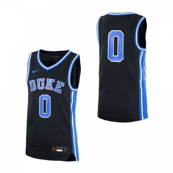 #0 Duke Blue Devils Nike Youth Icon Replica Basket...