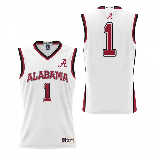 #1 Alabama Crimson Tide ProSphere Basketball Jerse...