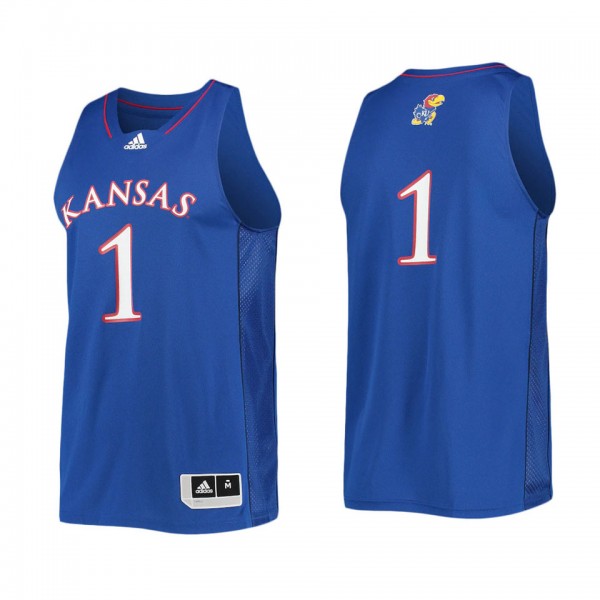 #1 Kansas Jayhawks adidas Team Swingman Basketball...