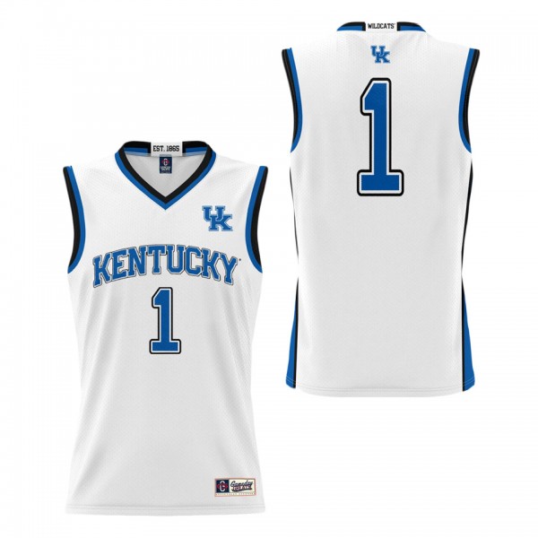 #1 Kentucky Wildcats ProSphere Basketball Jersey W...