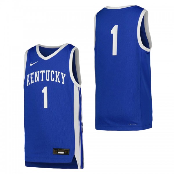 #1 Kentucky Wildcats Nike Youth Replica Basketball...