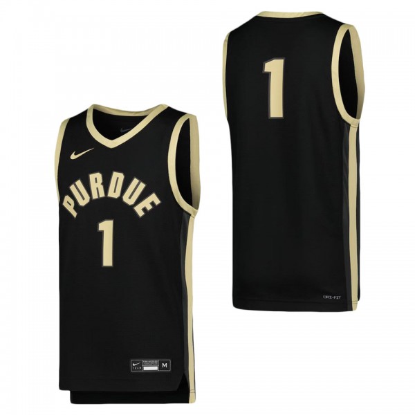 #1 Purdue Boilermakers Nike Youth Icon Replica Bas...
