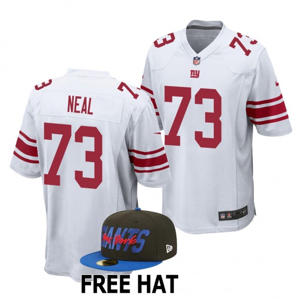2022 NFL Draft Evan Neal Jersey New York Giants Wh...
