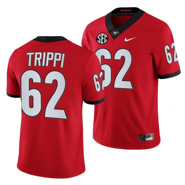 Georgia Bulldogs Charley Trippi 62 Red Jersey Men ...