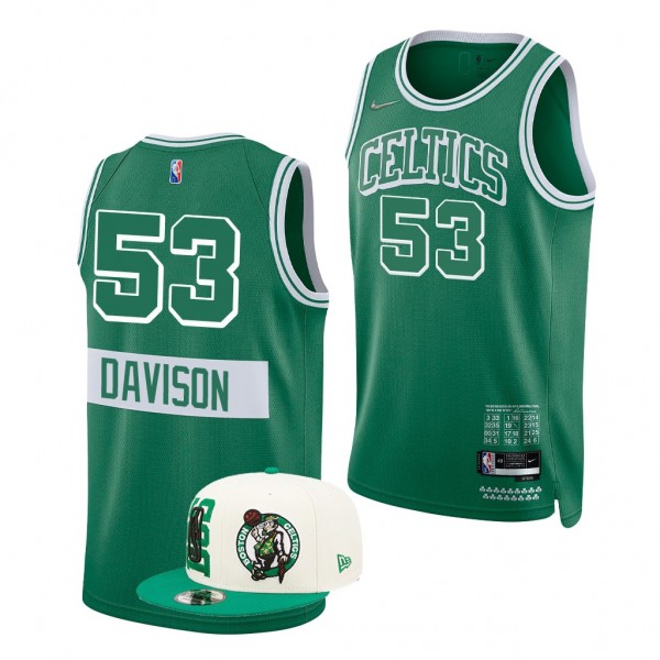 2022 NBA Draft JD Davison Celtics Green Jersey Cit...