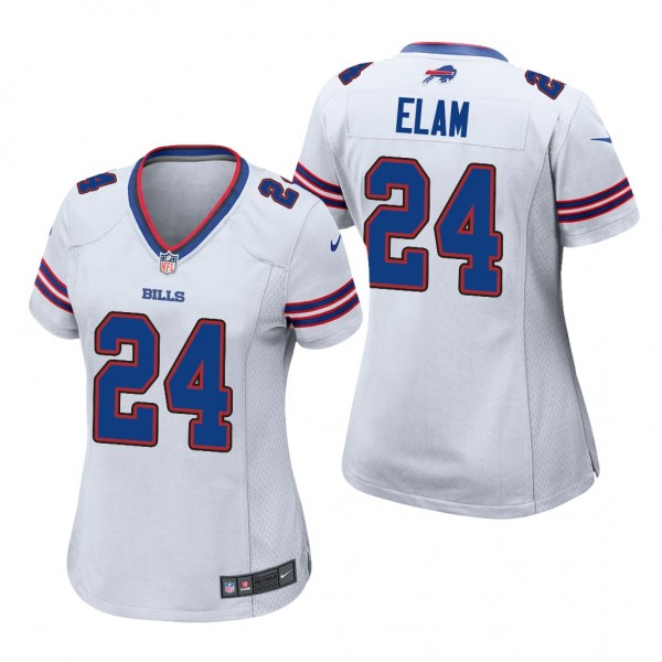 2022 NFL Draft Kaiir Elam Jersey Buffalo Bills Whi...