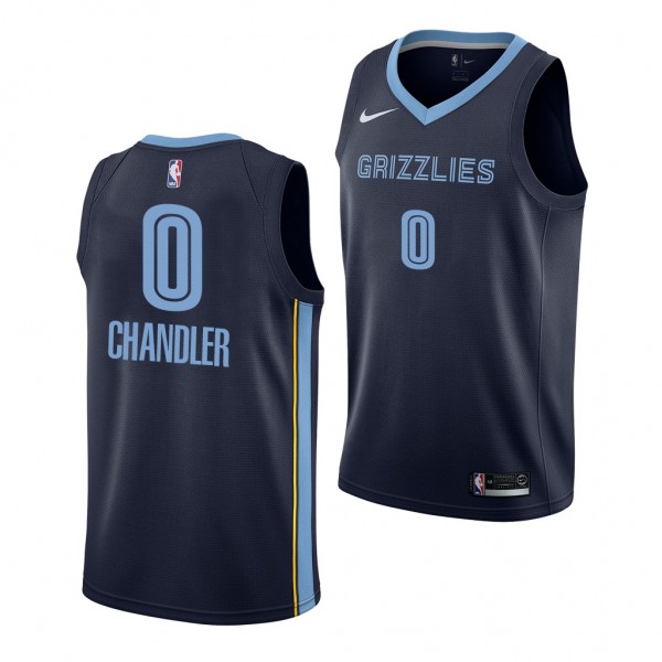 2022 NBA Draft Grizzlies Kennedy Chandler Navy Ico...