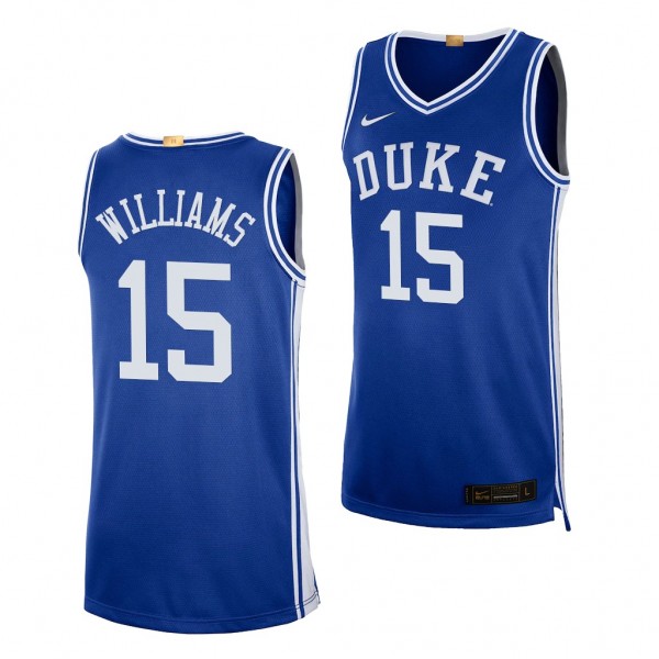 Duke Blue Devils Mark Williams #15 Blue 2022 NBA D...