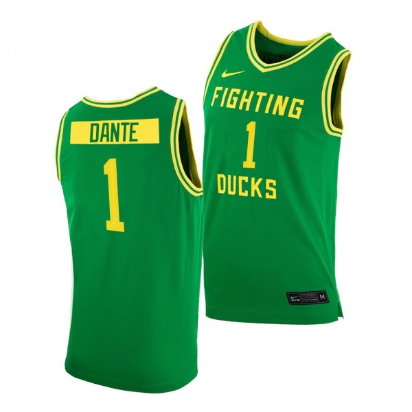 Oregon Ducks N'Faly Dante Green College Basketball Replica Jersey